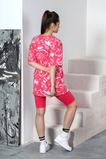 [m]Комплект женский шорты+футболка КЖ-097