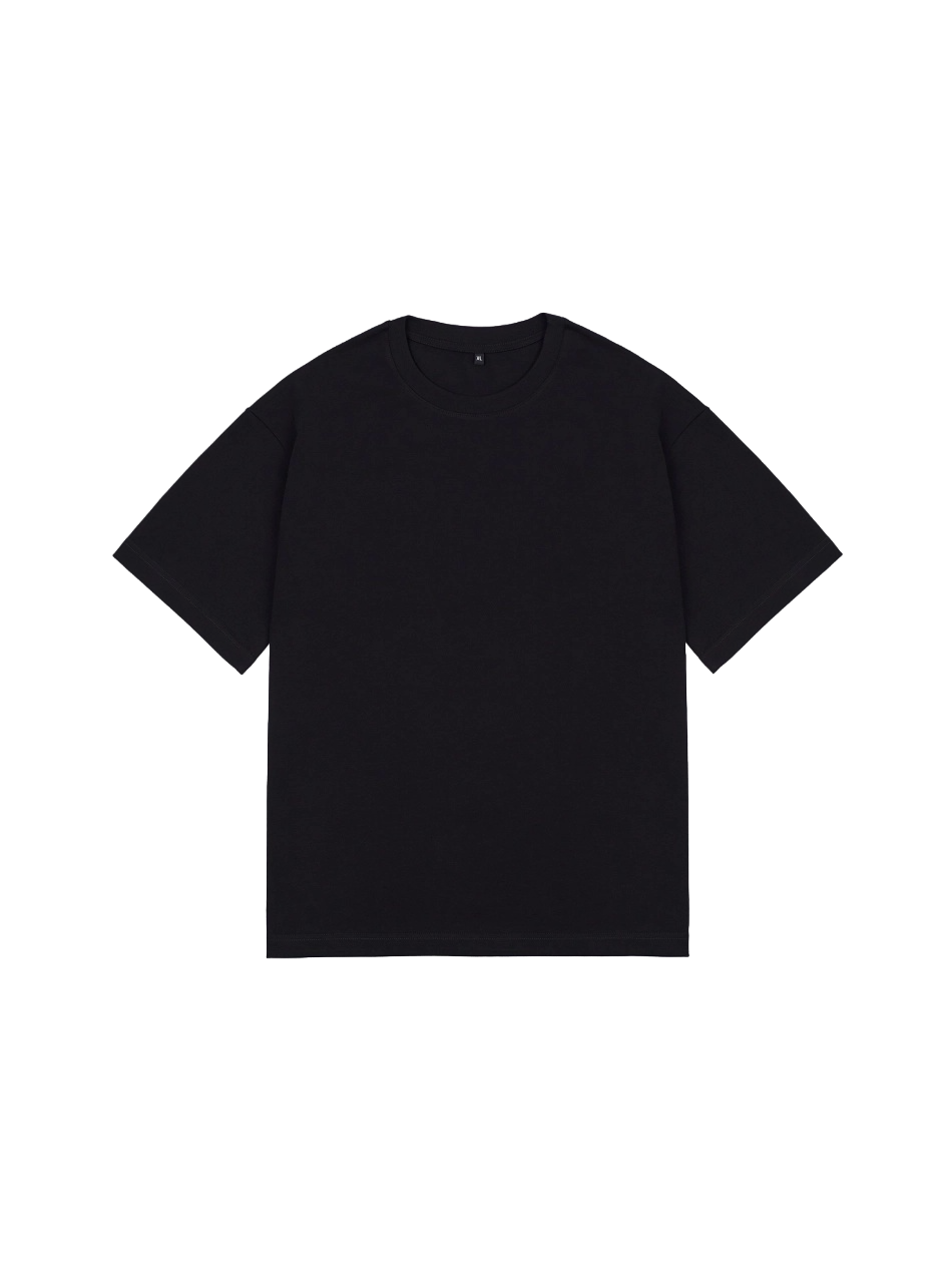 Футболка оверсайз (черный) 230 г