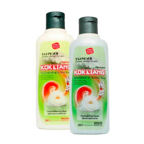 Шампунь Kokliang Anti-Hairloss & Soothes Scalp травяной против выпадения волос 200 мл