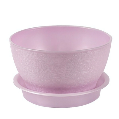 Кашпо "Фиалочка" с поддоном 0,5л (сиреневый)