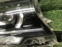 Битая Фара правая Toyota LC Prado 150 (17-нв) LED