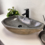 Раковина из речного камня RS-63542 (63*42*16) 0124