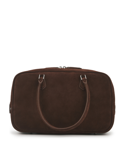 Сумка ROMA M NEW замша шоколадного цвета