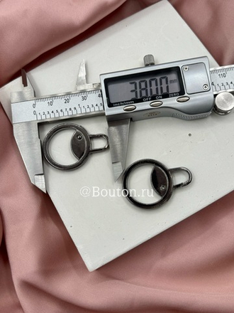 Пуллер-карабин металлический черный (графит)