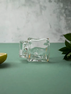 Набор изогнутых шотов, 60 мл, 6 шт. с золотой каймой