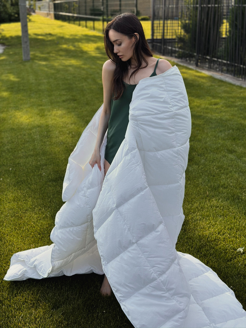 Теплое одеяло с кашемиром 200х230