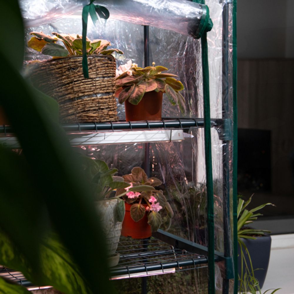 Теплица GREEN APPLE GA-House-5 со светильниками в комплекте 5 ярусов 1930х690х490 мм