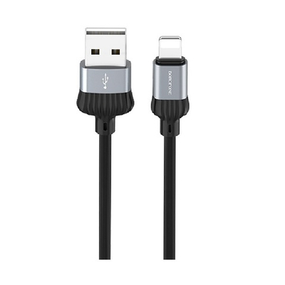 Кабель Borofone BX28 USB-Lightning 2.4А 1м PVC Grey