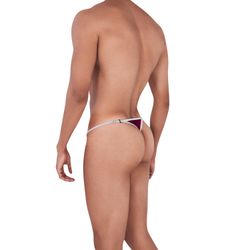 Мужские трусы стринги бордовые Pikante BUD THONG 033819