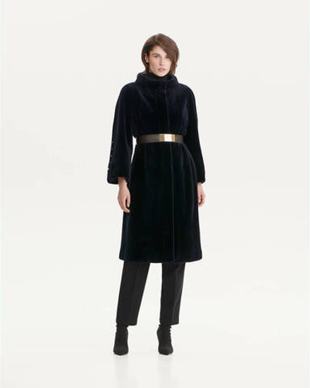 Шуба из меха норки