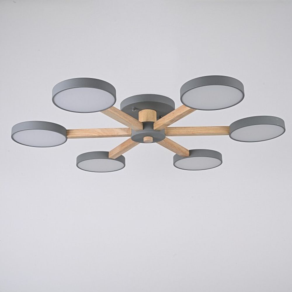 Люстра на штанге Imperiumloft TURNA Gray TURNA01