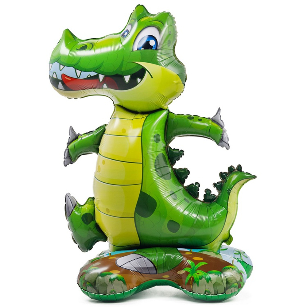Шар Фольгированный Крокодил (Зеленый)