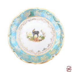 Набор тарелок Repast Охота зеленая Мария-тереза 17 см (6 шт)