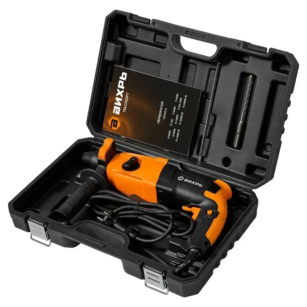 Перфоратор 900 Вт Вихрь В КЕЙСЕ sds plus электрический