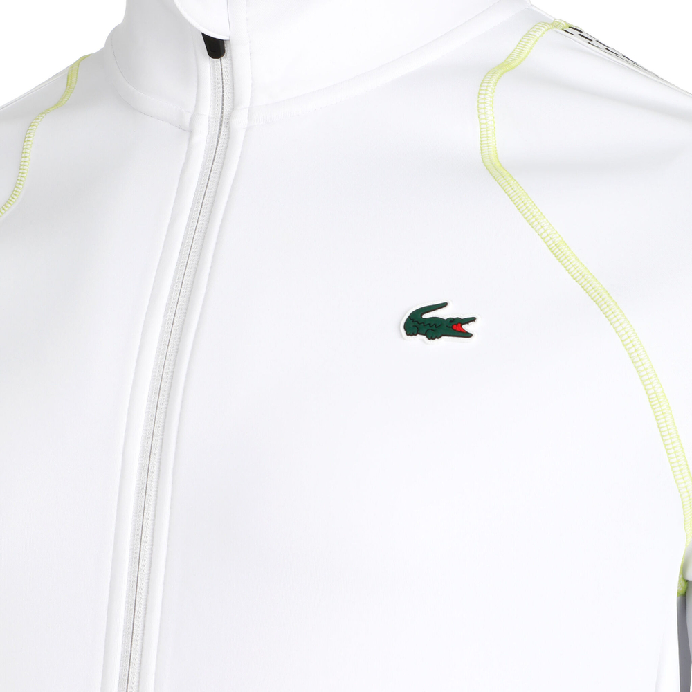 Мужская кофта теннисная Lacoste Sweatshirt Men - White, Yellow