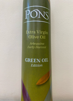Оливковое Масло испанское PONS Green oil Edition, 500 мл Испания, КАТАЛОНИЯ