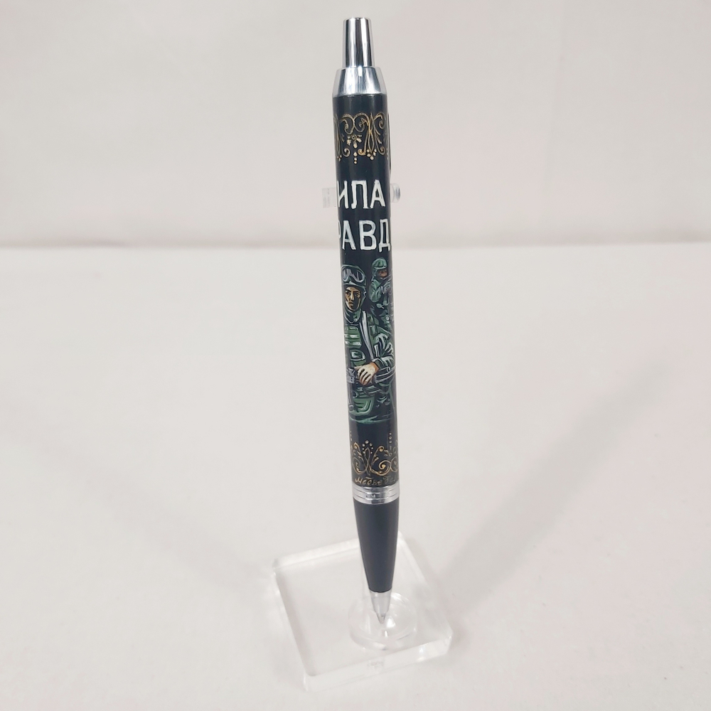 Ручка Паркер "Сила в правде" с ручной росписью Палех в футляре