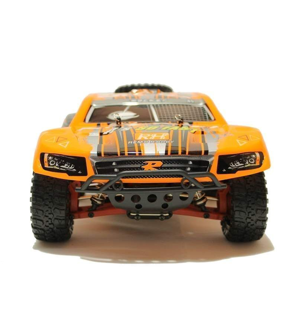 Радиоуправляемый шорт-корс Remo Hobby Rocket Brushless UPGRADE (оранжевый) 4WD 2.4G 1/16 RTR