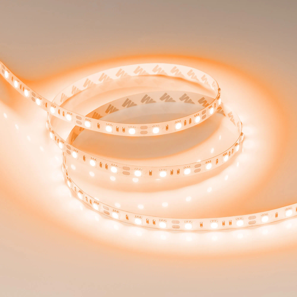Светодиодная лента RT-B60-10mm 12V Orange (14.4 W/m, IP20, 5060, 5m) (Arlight, Открытый) 015972(2)