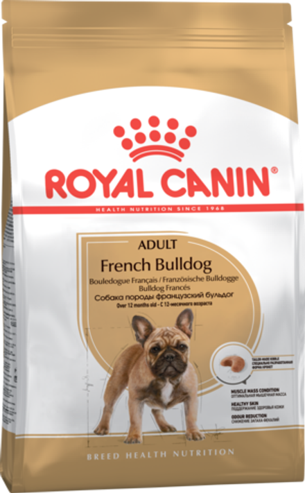 Royal Canin 3кг French Bulldog Adult Сухой корм для собак породы Французский бульдог