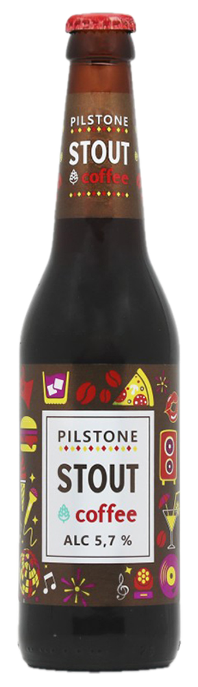 Пиво Пилстоун Кофе Стаут / Pilstone Stout Coffee 0.45 - стекло