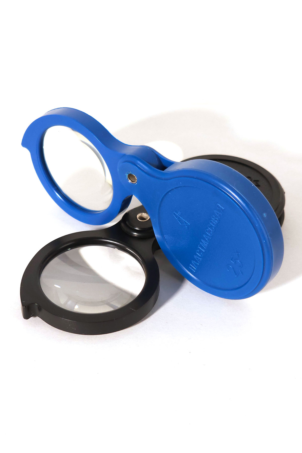 Лупа карманная КОМЗ ЛПП 1-2,5х М складная, 37 мм