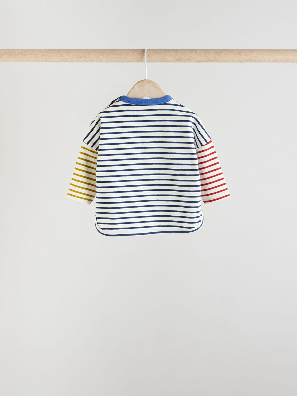 Лонгслив и легинсы в комплекте для малышей Next E48-114, 3 шт., Синий, Голубой, Серый