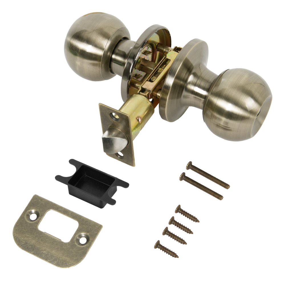 Ручка защелка DK672/BL AB-BK (фик.) бронза