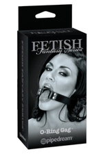 Кляп-рамка O-Ring Gag (Цвет: черный)