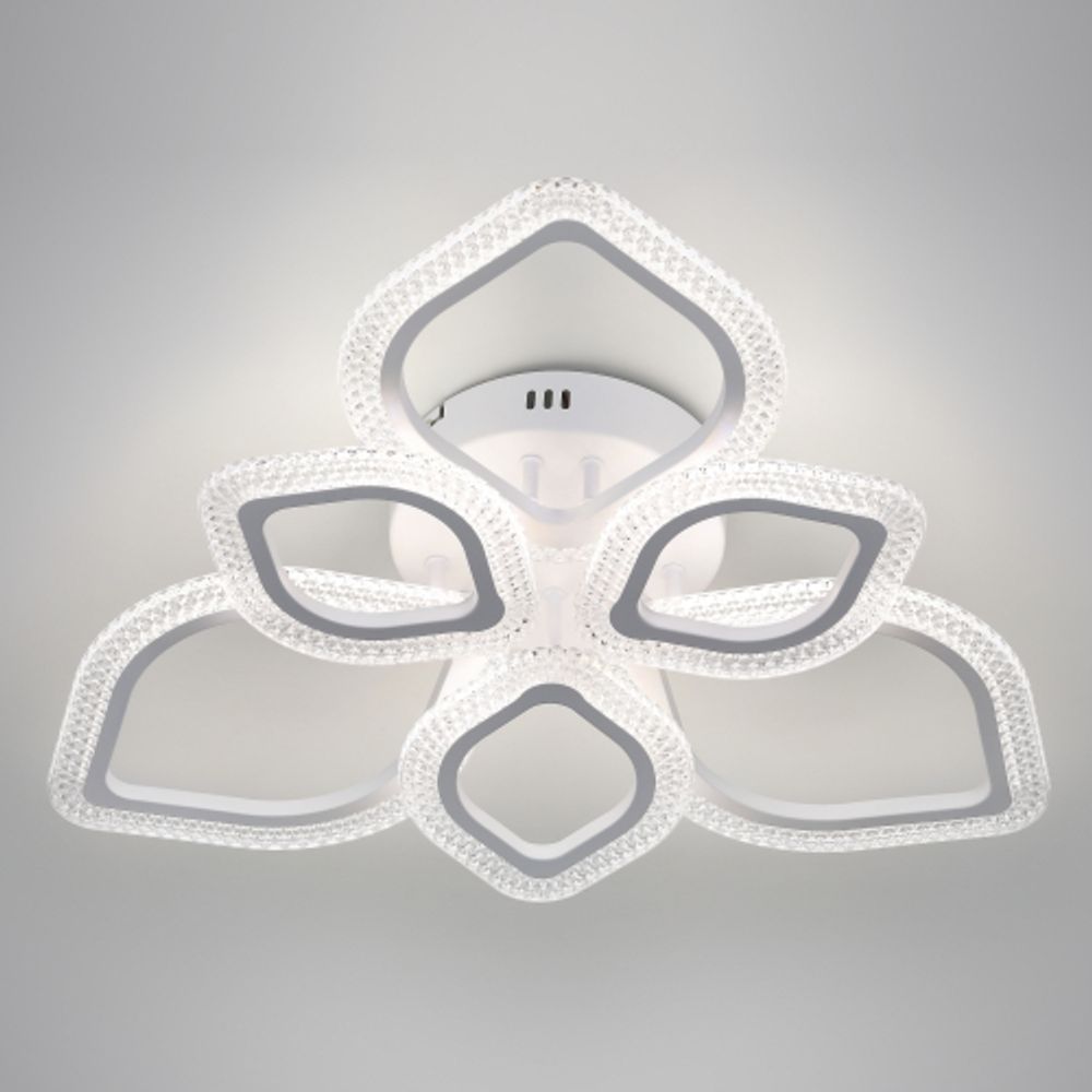 Светильник потолочный светодиодный Rivoli Megan 6110-107 106 Вт LED 2800К - 6200К модерн с пультом | Rivoli