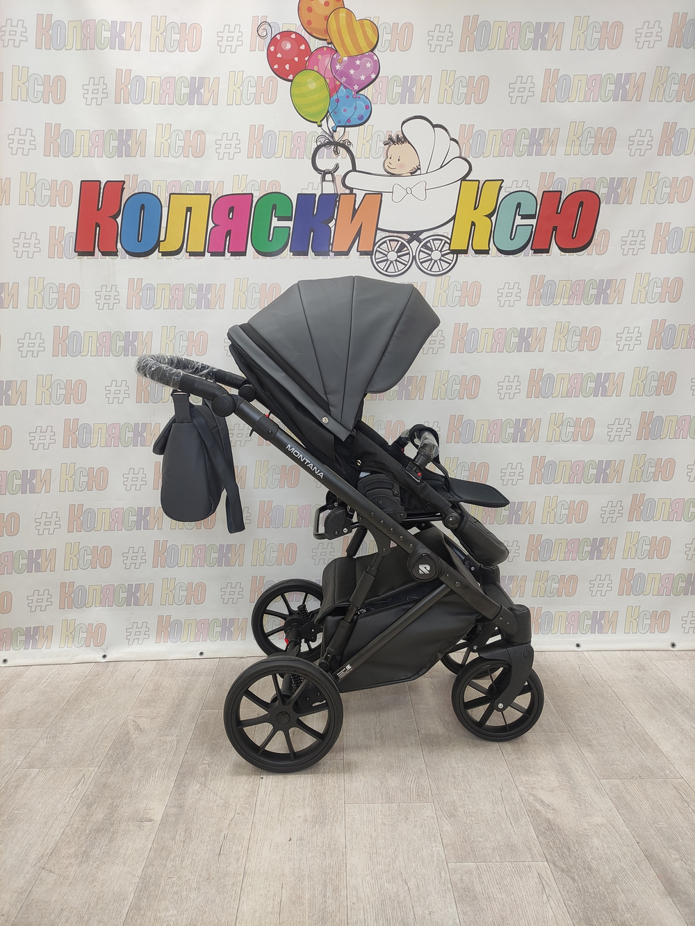 Коляска модульная Riko Basic Montana Ecco 24 Graphite