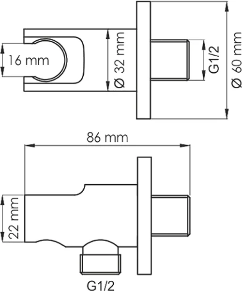 Подключение шланга Wasserkraft
