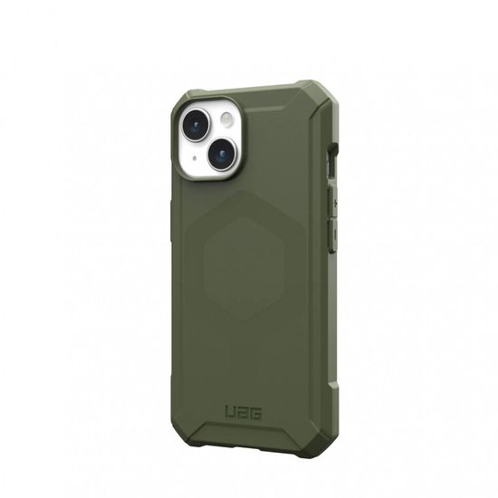 Чехол с поддержкой MAGSAFE UAG Essential Armor для iPhone 15 Plus 6.7", цвет оливковый (Olive Drab)