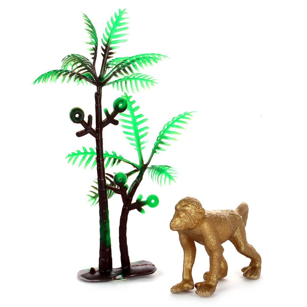 Набор диких животных 12шт, пакет CL04-36