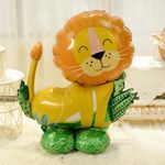 Шар-фигура ПОД ВОЗДУХ Лев, на подставке (Веселая Затея), 34"/86 см