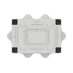 Коробка уравнивания потенциалов, 12 зажимов, 6 вводов  д.25мм,120х80х50мм, IP55