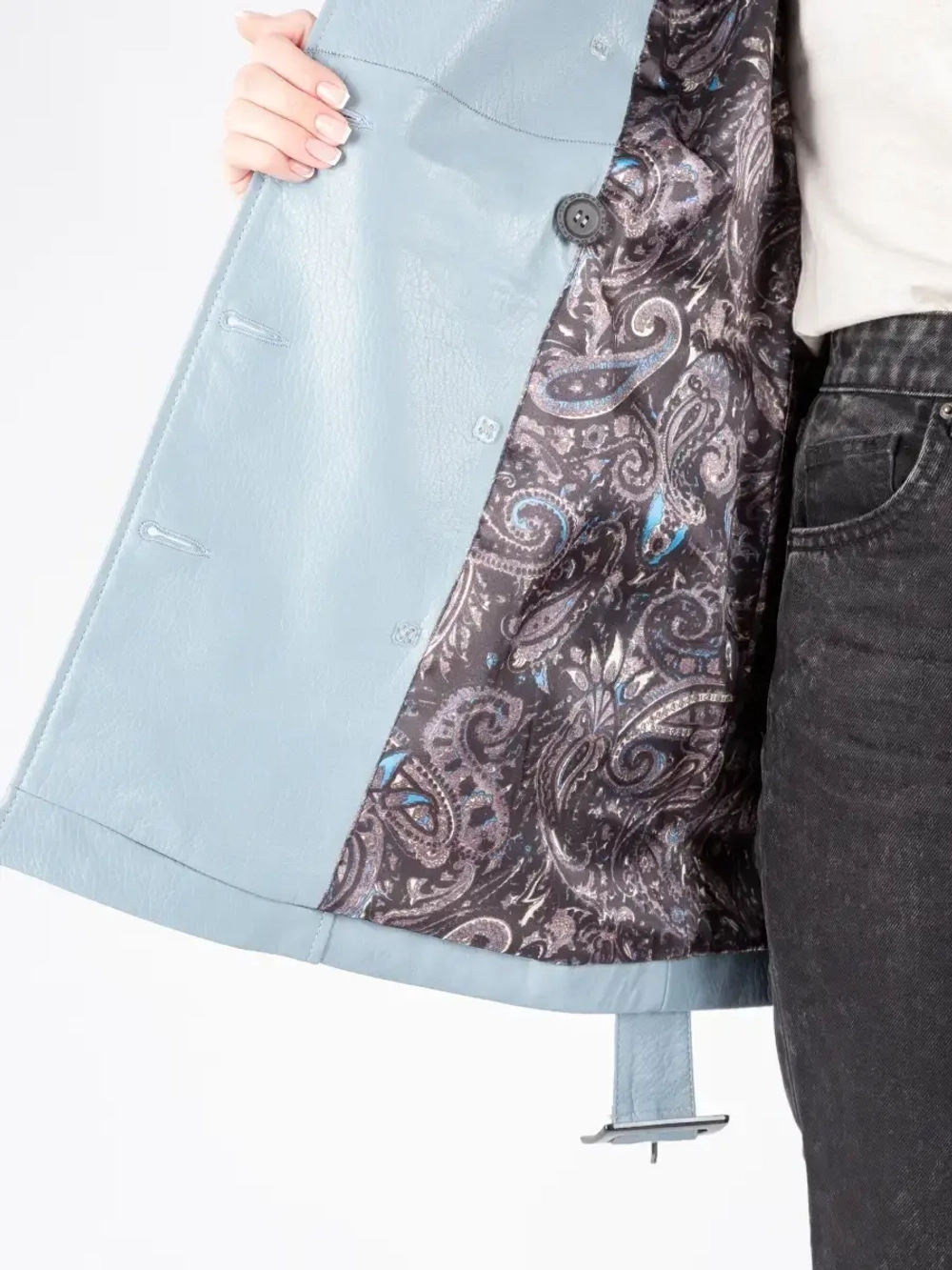 Плащ женский натуральная кожа, Турция