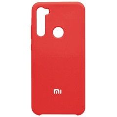 Силиконовый чехол Silicone Cover для Xiaomi Redmi Note 8 (Красный)