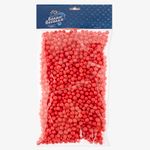 Шарики пенопласт, Красный, 6-8 мм, 10 гр.