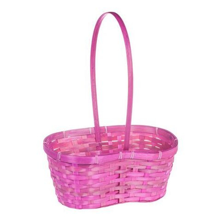 Корзина (бамбук) D31*18*Н12*НН42 РОЗОВЫЙ