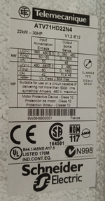 S.E. ATV71HD22N4 б/у