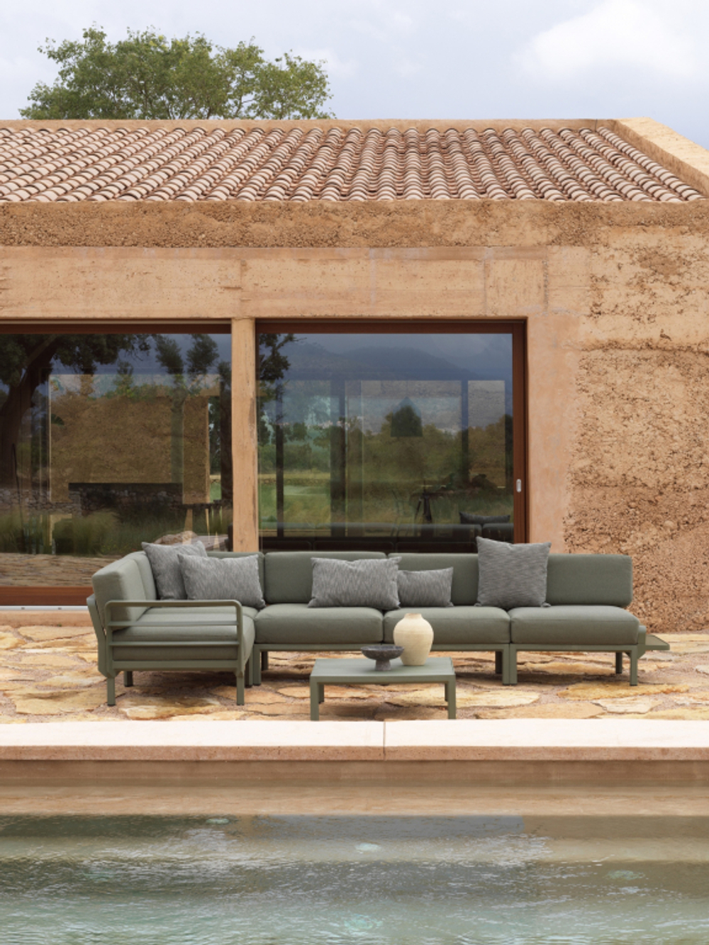 Столик пластиковый кофейный Nardi Maximo, кактус