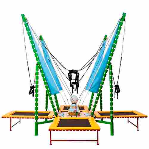 Банджи-батут «Скай-джамп», 4-местный, 6×6×4,5 м