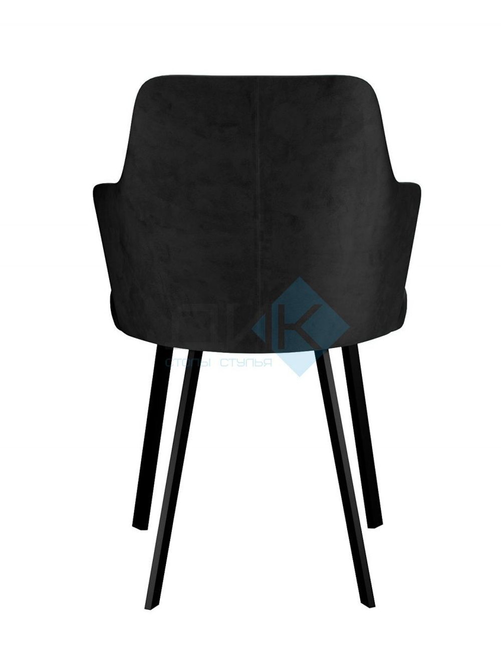 Стул DikLine 245 поворотный опоры чёрные