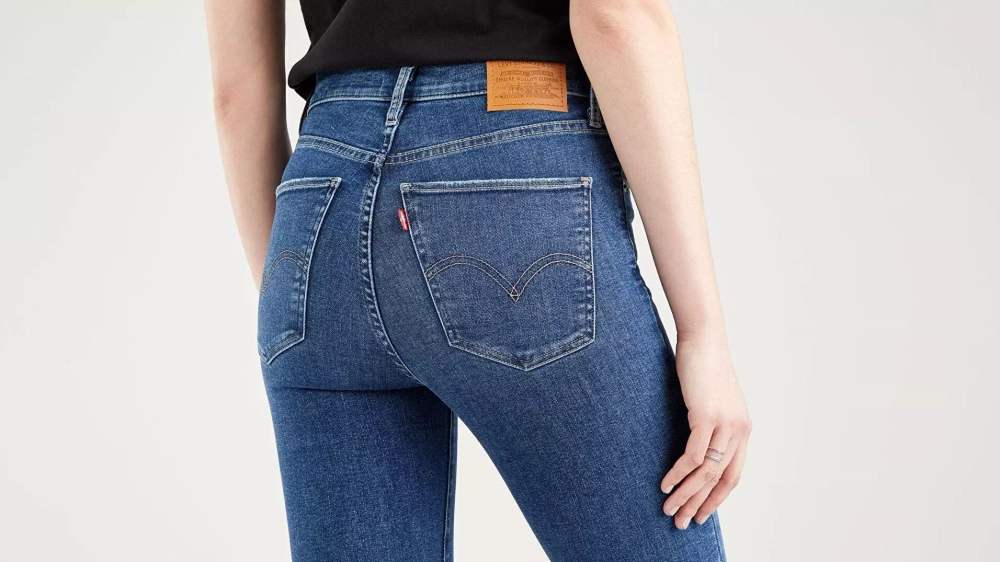 LEVI’S ДЖИНСЫ СКИННИ С ВЫСОКОЙ ПОСАДКОЙ MILE HIGH, ТЕМНЫЙ ИНДИГО