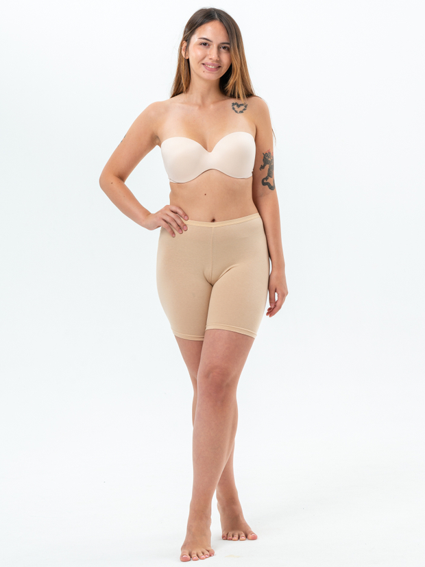 Трусы женские панталоны бежевый