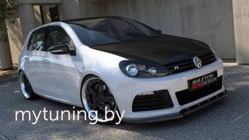 Диффузор переднего бампера VW Golf 6 R