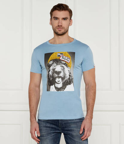 Футболка Replay - голубой(M6951 .000.2660)