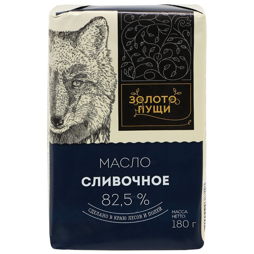 Масло сливочное 82,5%, Золото пущи