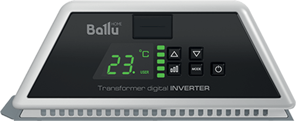 Конвектор обогреватель электрический Ballu Transformer с инверторным блоком управления BEC/EVU-2500-2.5I с шасси